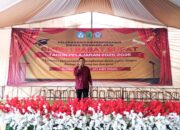 Pelepasan Siswa Kelas IX SMP Negeri 1 Babat Supat, Kepala Sekolah Pesankan Siswa Terus Gapai Cita-cita