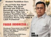 Fakar Indonesia Usulkan Akademik Pendidikan Guru untuk Perkuat SDM Pendidikan