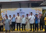 SAPI SIMENTAL KETUM DPP PARTAI GOLKAR CURI PERHATIAN DI DPD GOLKAR SUMSEL SAAT PEMOTONGAN HEWAN KURBAN