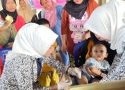 Peringati HUT IBI ke-75, IBI Ranting Pengumbuk Gelar Baksos Kesehatan di Desa Lebung Rantau Bayur