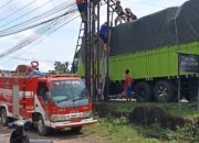 Pekerja Pemasangan Kabel WiFi di Betung Tersengat Listrik, Diduga Abaikan K3