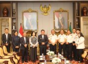 Perkuat Sinergi Pemasyarakatan, Karutan Kelas I Palembang Dampingi Kakanwil Ditjenpas Sumsel Audiensi dengan Gubernur Sumsel