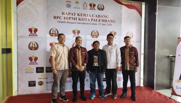 Rakercab DPC HIPMI Palembang 2026, Peby Anggi: Pengusaha Muda Harus Jadi Solusi bagi Pertumbuhan Ekonomi