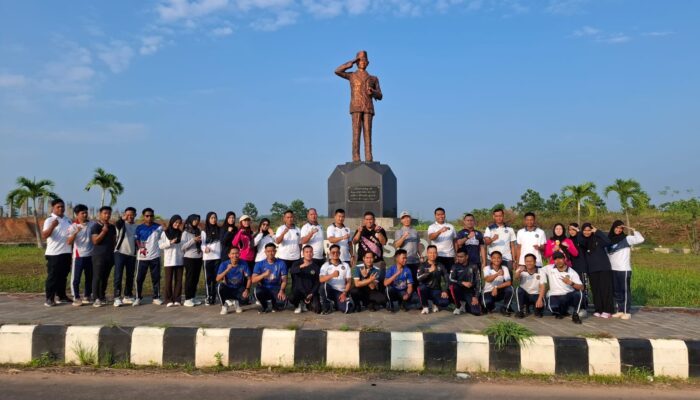 Jaga Kebugaran, Lapas Banyuasin Perkuat Soliditas Lewat Jalan Sehat Rutin