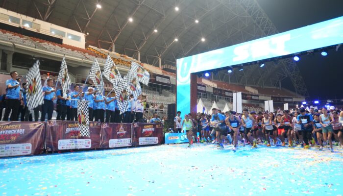 Sumsel Bhayangkara Run 2026 Pecahkan Antusiasme, Lebih dari 8 Ribu Peserta Ramaikan Hari Bhayangkara ke-80