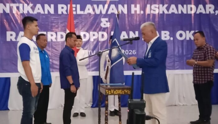 Kukuhkan Relawan, H Iskandar : PAN Lebih Siap dari Parpol Lain