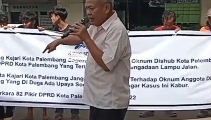 Kasus Lampu Jalan Palembang Disorot, K-MAKI Minta Kejari Tak Tebang Pilih