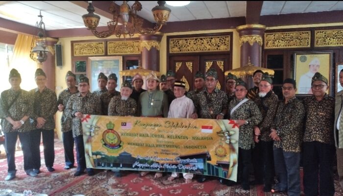 26 Orang Kerabat Raja Jembal Kelantan, Malaysia Silaturahmi ke Kesultanan Palembang Darussalam