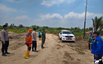 Polsek Teluk Gelam Gencarkan Imbauan Karhutla, Warga Diminta Tak Bakar Lahan