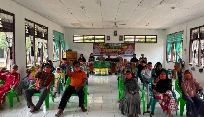 Asap Makin Pekat! Polres Mura : Masker Jadi Perlengkapan Mutlak Bagi Lansia Dan Anak-Anak