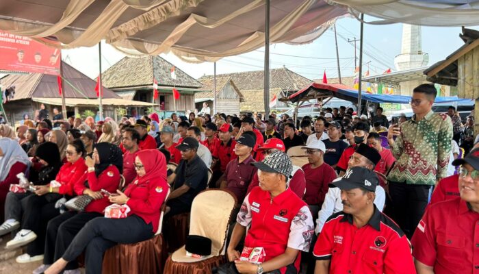 Perkuat Soliditas Partai, Ketua DPD PDI Perjuangan Sumsel Silaturahmi dengan Kader di Pedamaran