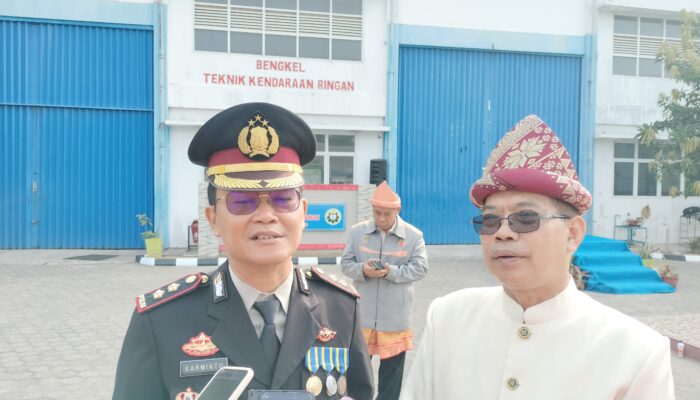 AKBP Karminto Datangi SMK 2 Palembang, Siswa Diimbau Pulang Usai Upacara HUT RI