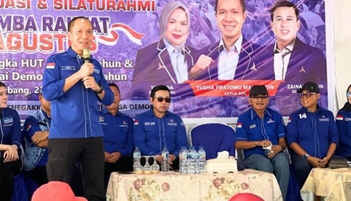 Ketua DPC Demokrat Palembang Yudha Pratomo: Masyarakat Prioritas Kami