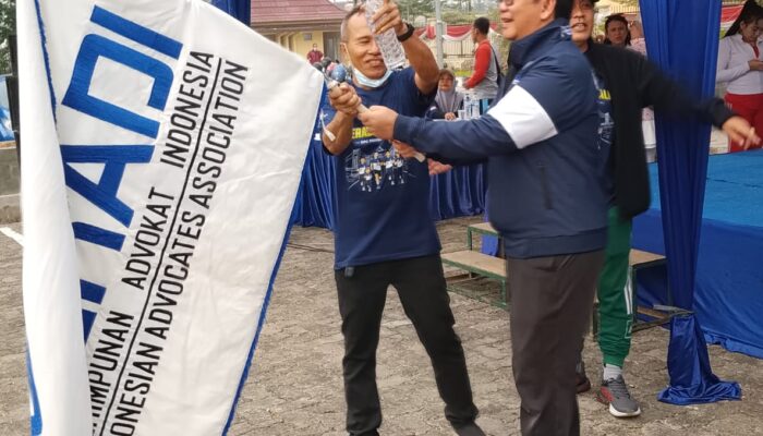 Ratusan Peserta Ramaikan Fun Walk Peradi Palembang, Semarakkan HUT ke-81 RI