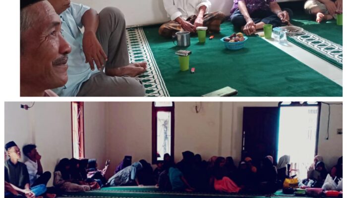 Kades Langkap Jiko Mitrojoyo Hadiri Maulid Nabi SAW di Masjid Nurul Ikhlas Dusun