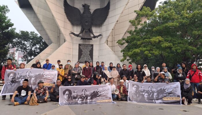 8 Hari Tanpa Kabar, Jurnalis Sumsel Bersatu Doakan Rekan yang Hilang di Krakatau
