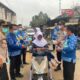 Antisipasi Kabut Asap, Puskesmas Cengal Bagikan Ribuan Masker kepada Warga