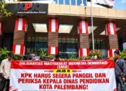 SMID Gelar Aksi di KPK, Minta Penelaahan Pengadaan Disdik Palembang Senilai Rp30 Miliar