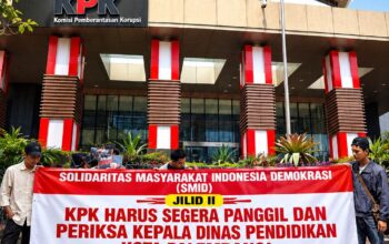 SMID Gelar Aksi di KPK, Minta Penelaahan Pengadaan Disdik Palembang Senilai Rp30 Miliar