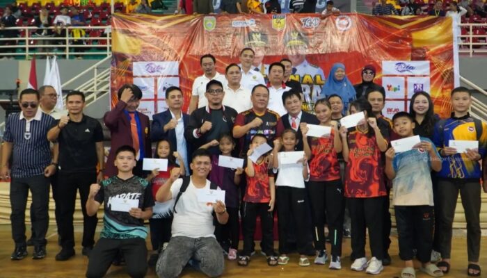 Wakil Gubernur H. Cik Ujang Resmi Tutup Kejuaraan Nasional Open Karate 2026 di Gelora Sriwijaya