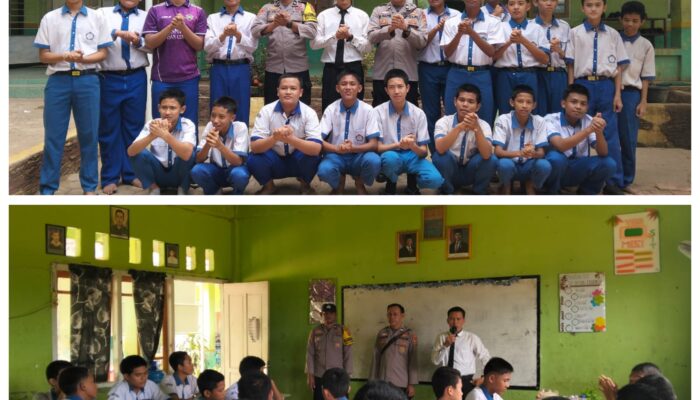 “Polisi Bersama Masyarakat”, Polsek Sungai Lilin Peduli Pendidikan Ajak Pelajar Jauhi Tawuran dan Narkoba