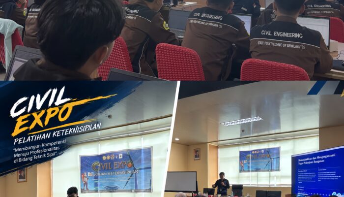 Civil Expo 2026 POLSRI, Noviansyah Dorong Peningkatan Kompetensi Green Construction Berbasis Microsoft Project