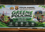 Polda Sumsel Perkuat Green Policing melalui Aksi Peduli Lingkungan di Komplek Pakri