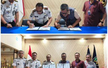 Rutan Kelas I Palembang Jalin Kerja Sama dengan Bank Sampah Graha Pena untuk Pengelolaan Sampah Anorganik
