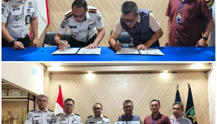 Rutan Kelas I Palembang Jalin Kerja Sama dengan Bank Sampah Graha Pena untuk Pengelolaan Sampah Anorganik