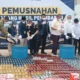 Bea Cukai Sumbagtim Musnahkan 22,4 Juta Batang Rokok Ilegal, Rp20,56 Miliar Potensi Kerugian Negara Dicegah