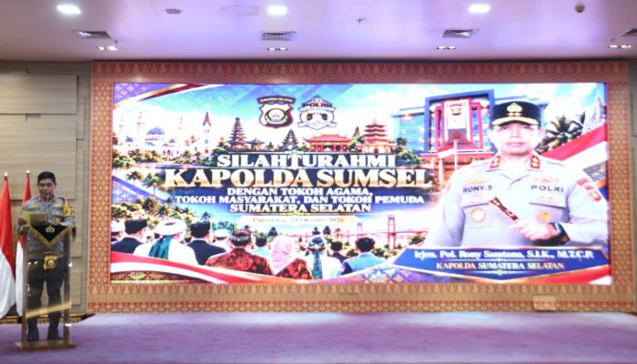 Kapolda Sumsel Temui Tokoh Agama dan Masyarakat, Perkuat Kerukunan serta Stabilitas Kamtibmas