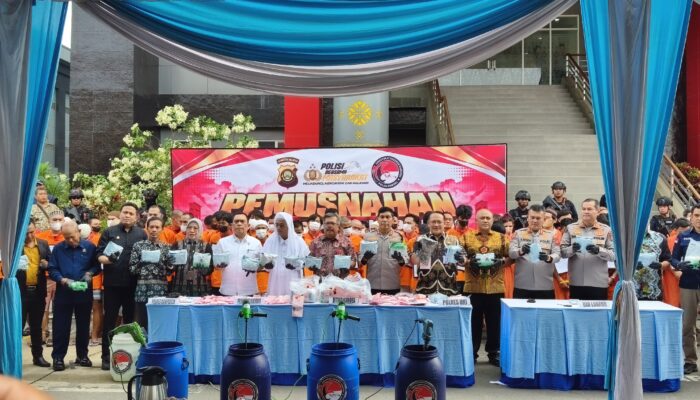 Kapolda Sumsel Ungkap 182 Lokasi Diduga Sarang Narkoba Ditindak dalam 14 Hari