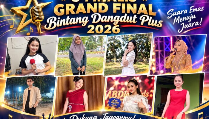Delapan Finalis Bersaing di Grand Final Bintang Dangdut Plus 2026, Siapa Jadi Ikon Dangdut Palembang?
